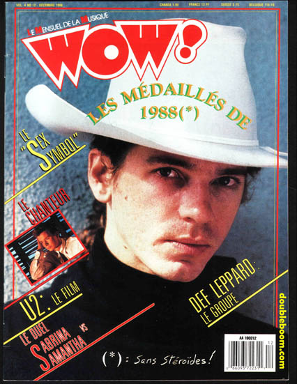 WOW Decembre 1988 - Michael Hutchence